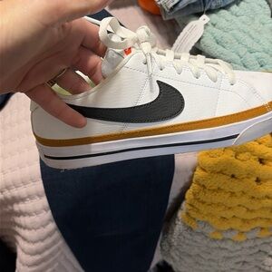 Nike White and Black Athletic Shoes